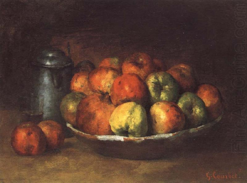 Still life with Apples and a Pomegranate, Gustave Courbet